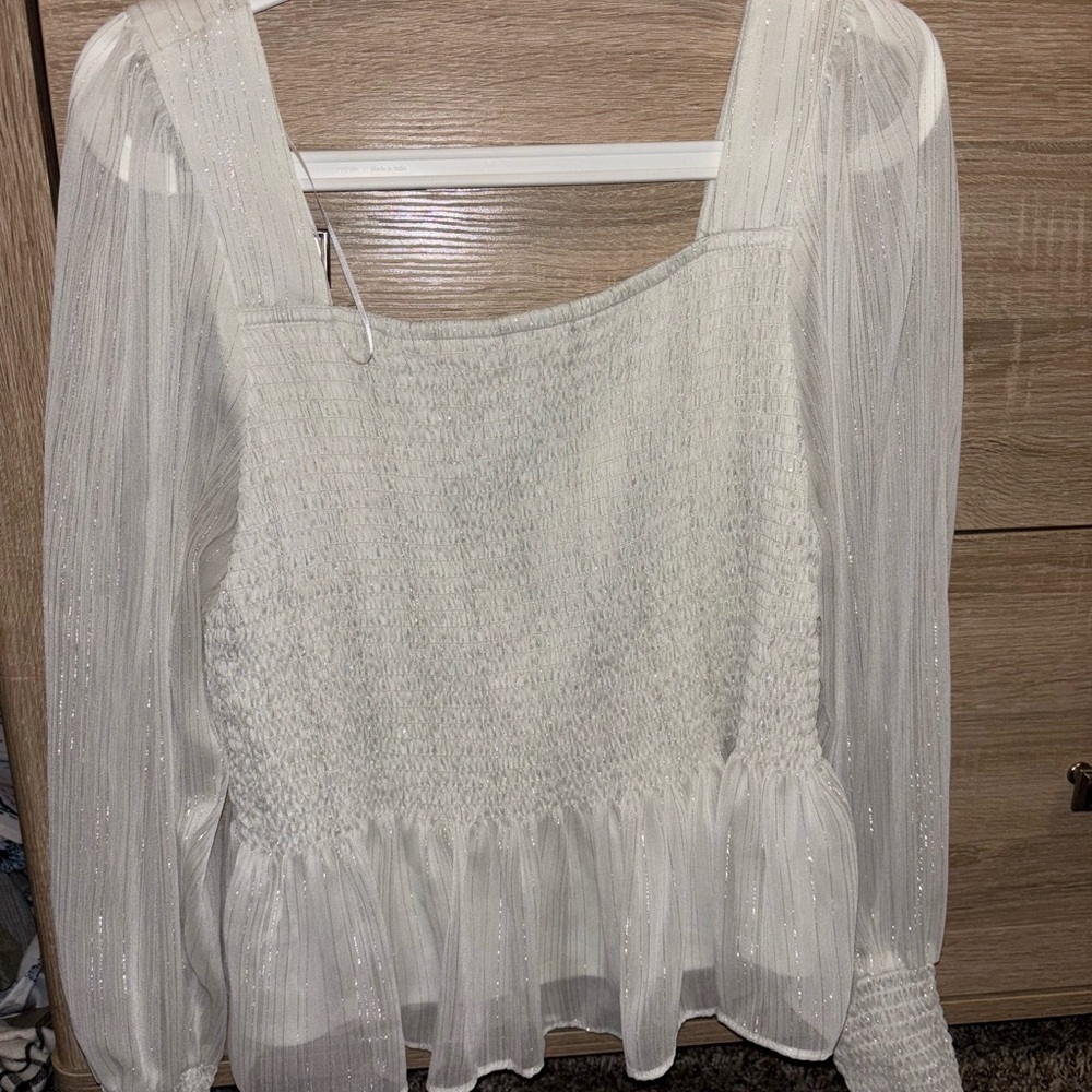 Elegant White Women's Top